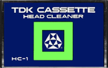 Compact Cassette TDK "HC-1" Cleaning Cassette 1971 Japan