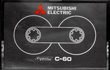 Compact Cassette Mitsubishi Electric 60 Type I Normal Japan