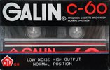 Compact Cassette Galin GH 60 Type I Normal 1990 China