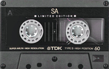 Compact Cassette TDK SA 60 "SA-LB60 Limited Edition" Type II Chrome 1988 Worldwide