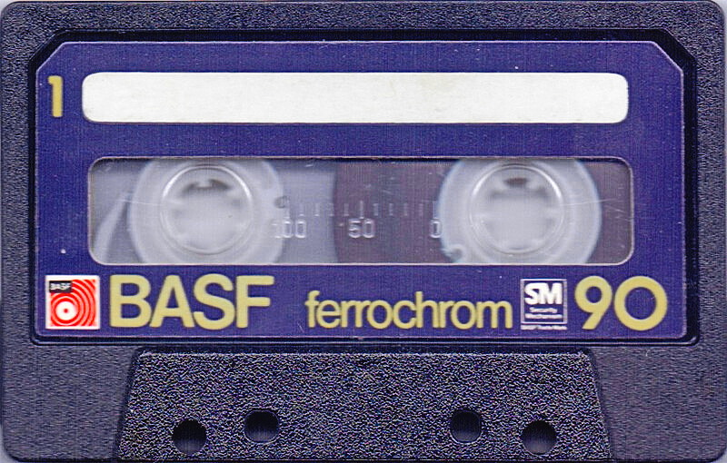 Compact Cassette BASF Ferrochrom 90 Type III Ferro Chrome 1977 Europe