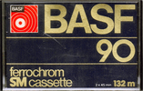 Compact Cassette BASF Ferrochrom 90 Type III Ferro Chrome 1977 Europe