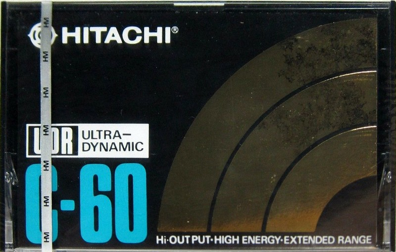 Compact Cassette Hitachi UDR 60 Type I Normal 1974 Japan