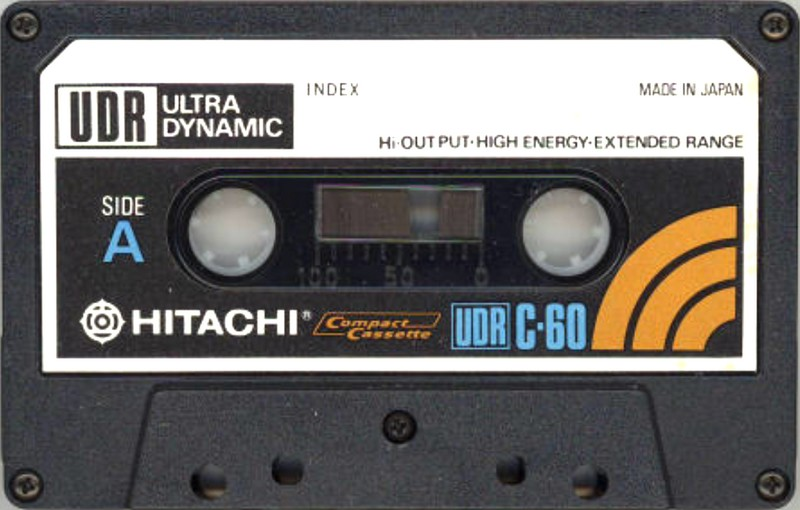 Compact Cassette Hitachi UDR 60 Type I Normal 1974 Japan
