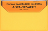 Compact Cassette AGFA 90 Type I Normal 1972 Germany