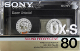 Compact Cassette Sony UX-S 80 Type II Chrome 1986 Japan