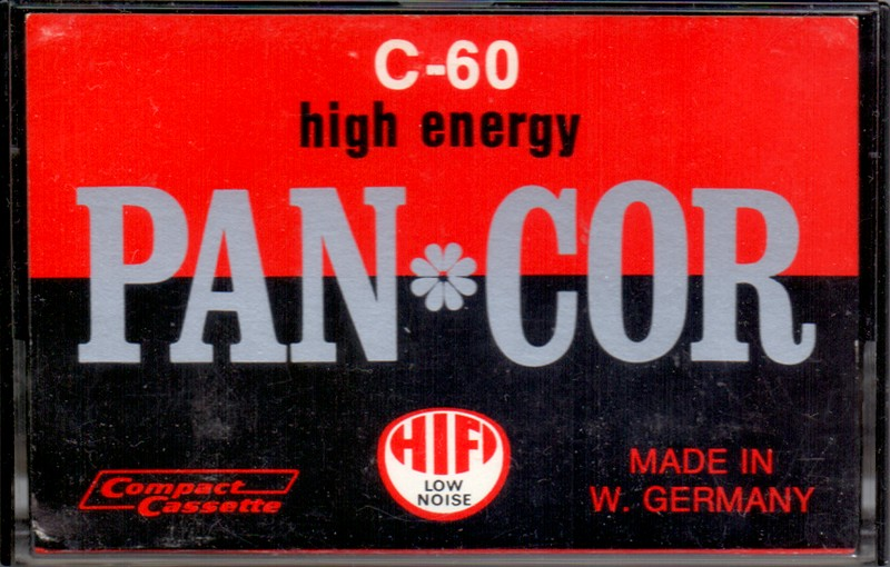 Compact Cassette PanCor 60 Type I Normal 1977 Germany