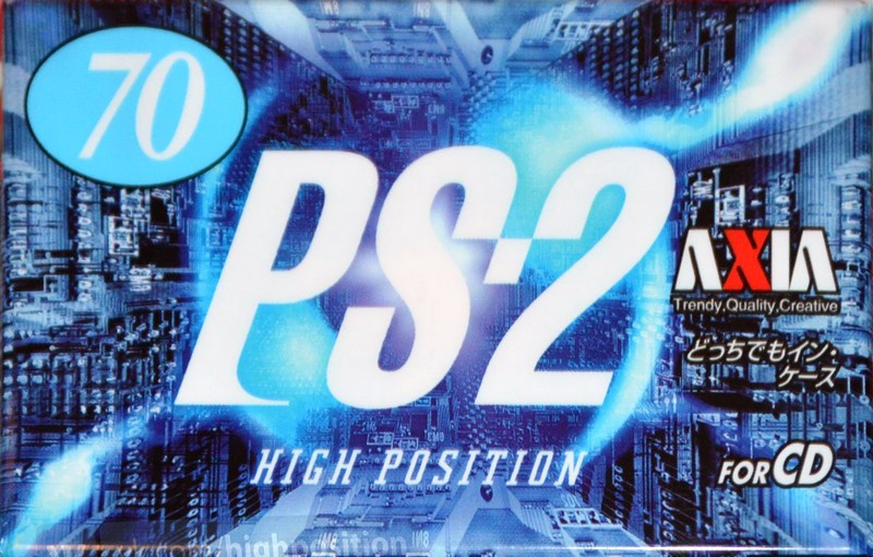 Compact Cassette AXIA PS-II / PS-2 70 "PS2J 70" Type II Chrome 1997 Japan
