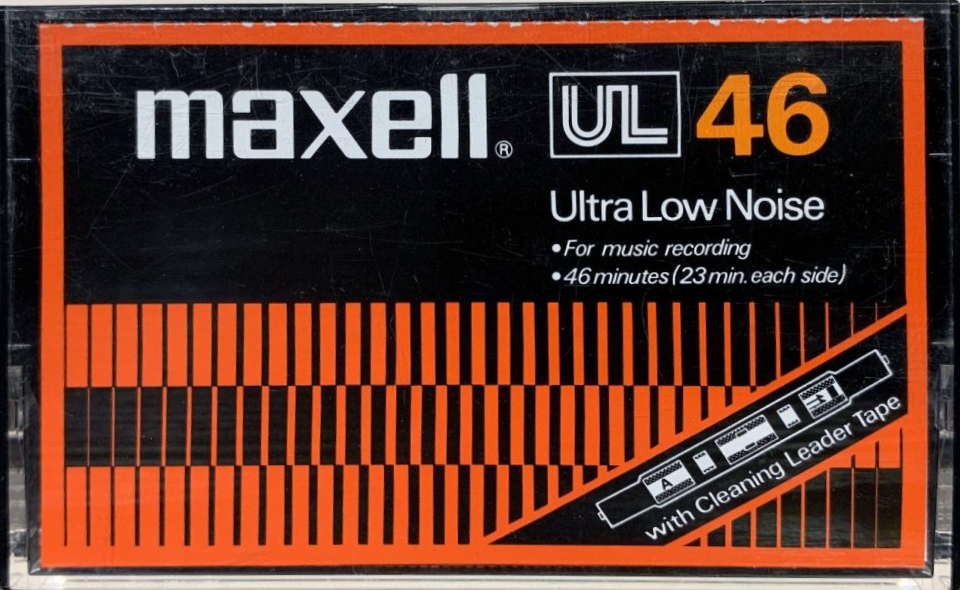 Compact Cassette Maxell UL 46 Type I Normal 1978 Japan