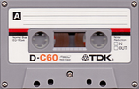 Compact Cassette TDK D 60 Type I Normal 1979 Europe