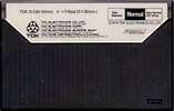 Compact Cassette TDK D 60 Type I Normal 1979 Europe