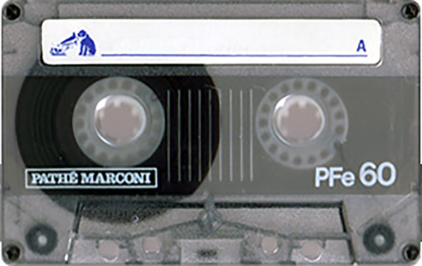 Compact Cassette Pathé Marconi PFe 60 Type I Normal France
