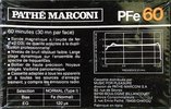 Compact Cassette Pathé Marconi PFe 60 Type I Normal France