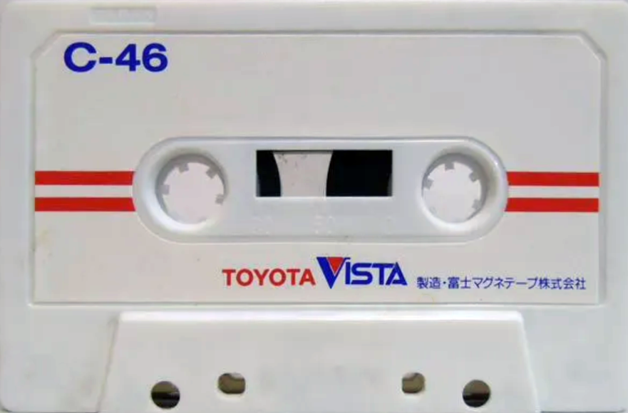Compact Cassette Toyota 46 "Vista" Type I Normal 1985 Japan