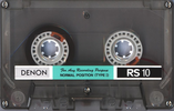 Compact Cassette Denon RS 10 Type I Normal 1990 Japan