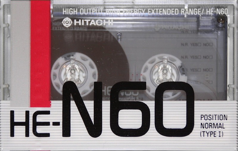 Compact Cassette Hitachi HE-N 60 Type I Normal 1987 Japan
