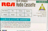 Compact Cassette RCA 90 Type I Normal 2001 USA