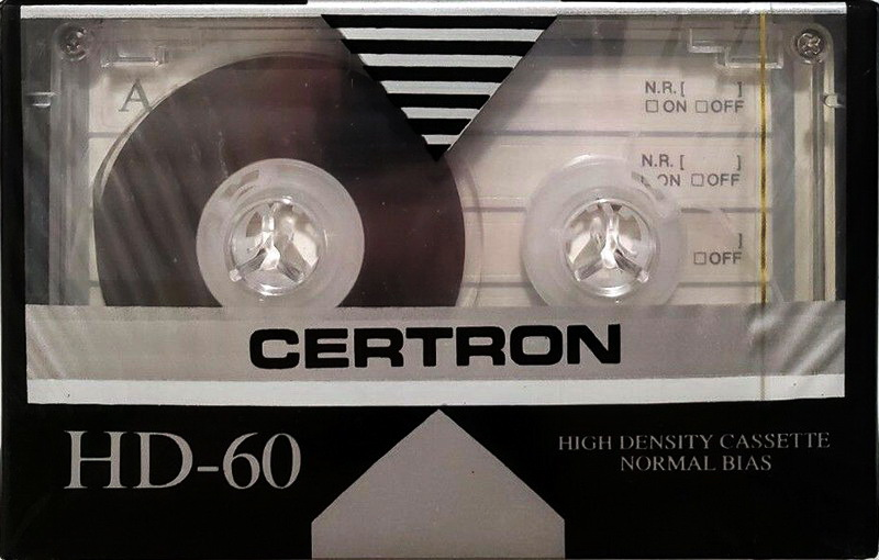 Compact Cassette Certron 60 "HD" Type I Normal China