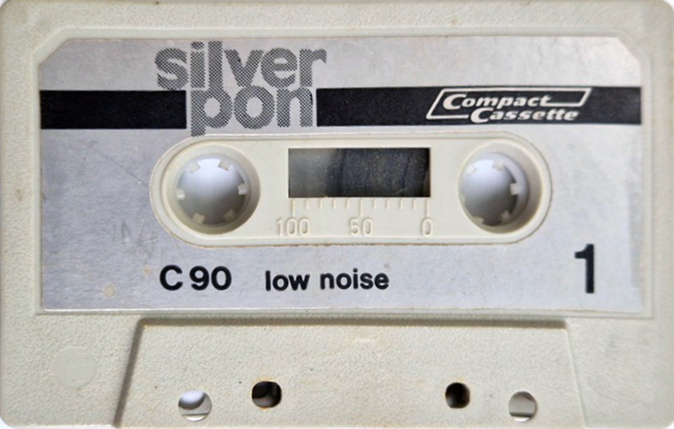 Compact Cassette Silver Pon low noise 90 Type I Normal 1978 Europe