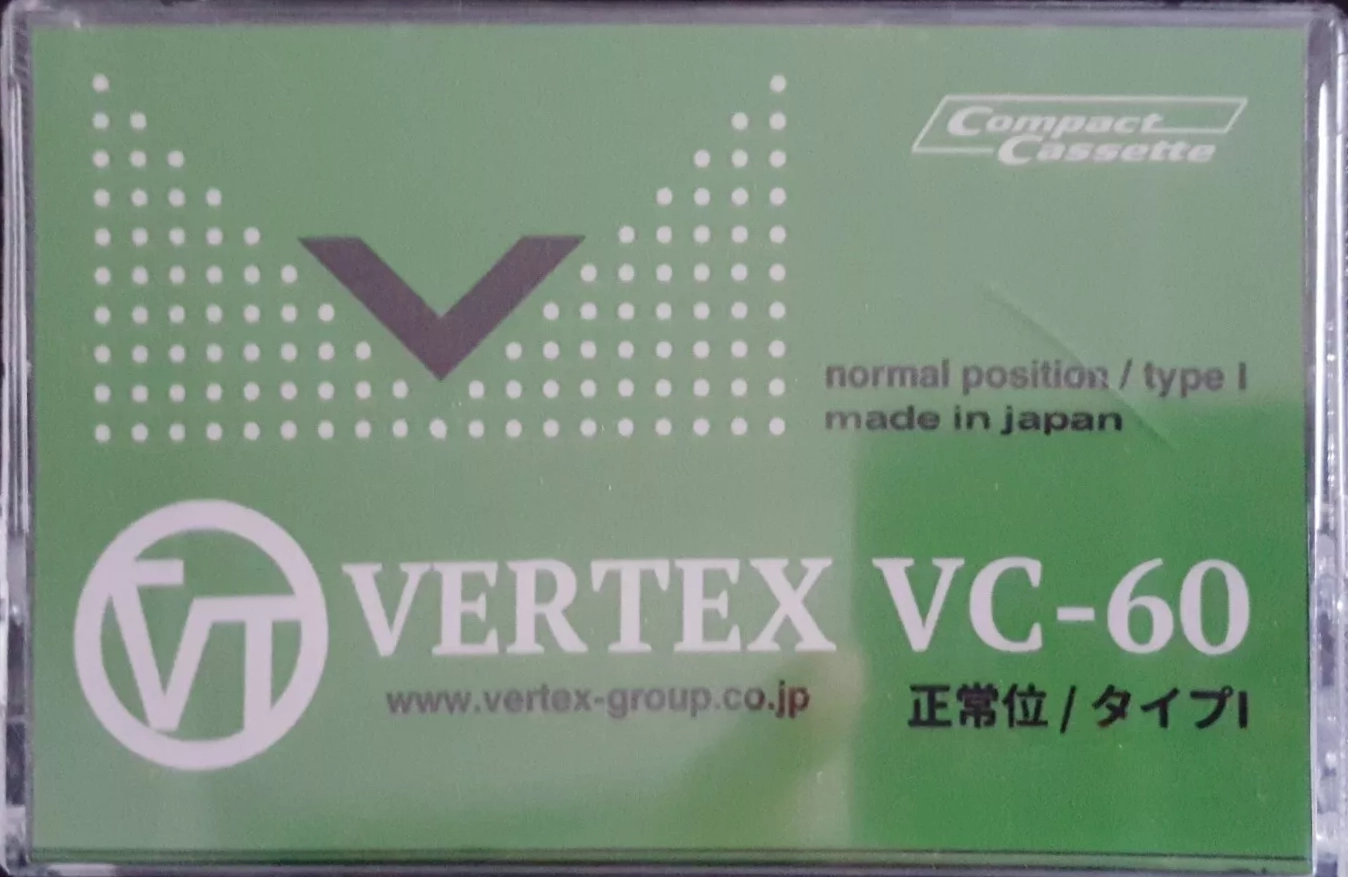 Compact Cassette Vertex 60 "VC" Type I Normal Japan