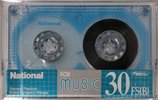 Compact Cassette National FS 30 "RT-30FS(B)" Type I Normal 1987 Japan