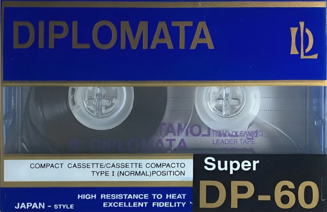 Compact Cassette Diplomata 60 "Super DP" Type I Normal Latin America