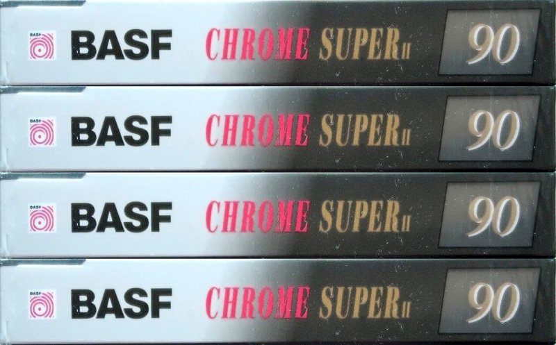Compact Cassette BASF Chrome Super II 90 Type II Chrome 1993 Germany