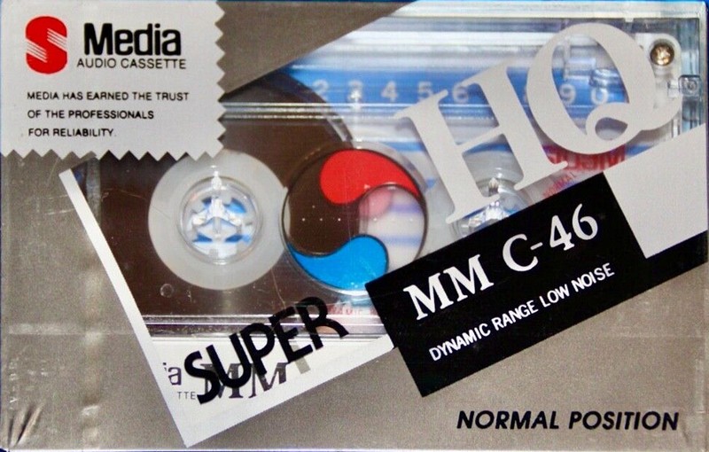 Compact Cassette Media Super HQ MM 46 "Super HQ MM" Type I Normal 1993 Europe