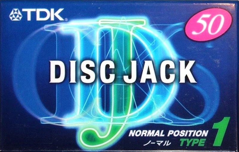 Compact Cassette TDK DJ1 Disc Jack 50 "DJ1-50F" Type I Normal 1999 Japan