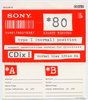 Compact Cassette Sony CDix I 80 "C-80CDX1a" Type I Normal 1992 Japan