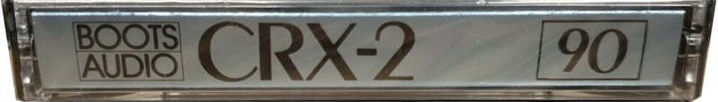 Compact Cassette Boots / Boots Audio CRX-2 90 Type II Chrome 1984 UK