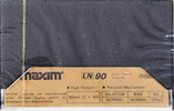 Compact Cassette Maxim LN 90 Type I Normal 1988 Hong Kong