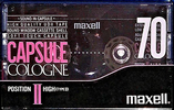 Compact Cassette Maxell Capsule II 70 "Cologne" Type II Chrome 1990 Europe