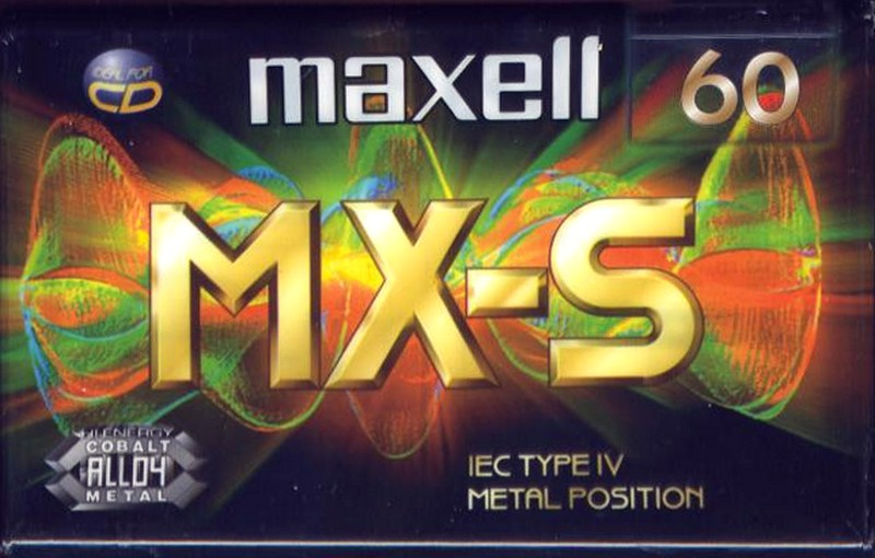 Compact Cassette Maxell MX-S 60 Type IV Metal 1998 Europe