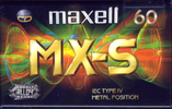 Compact Cassette Maxell MX-S 60 Type IV Metal 1998 Europe