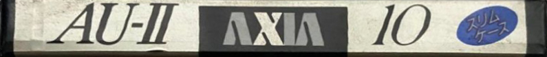 Compact Cassette AXIA AU-II 10 Type II Chrome 1991 Japan