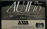 Compact Cassette AXIA AU-II 10 Type II Chrome 1991 Japan