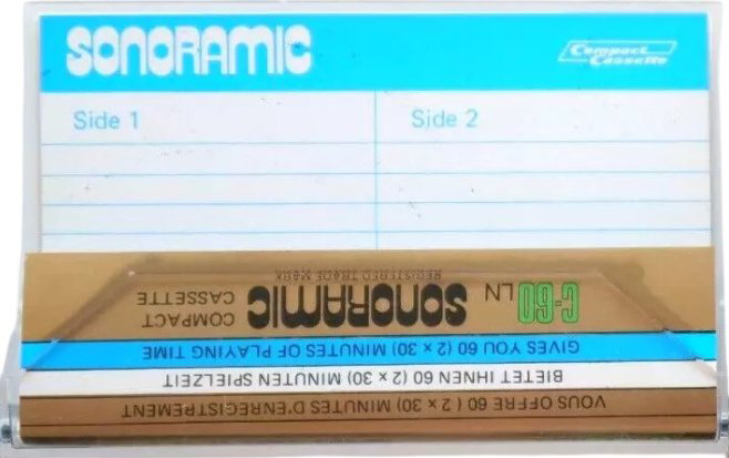 Compact Cassette Sonoramic 60 Type I Normal Europe