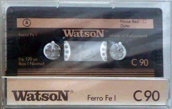 Compact Cassette Watson Ferro 90 "Fe I" Type I Normal 1982 Europe