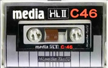 Compact Cassette Media HL II 46 Type II Chrome 1978 Japan