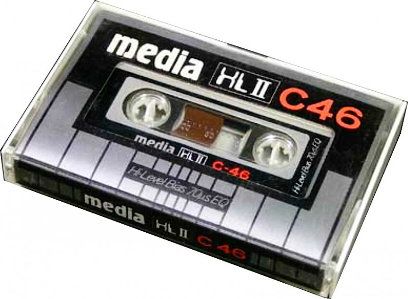 Compact Cassette Media HL II 46 Type II Chrome 1978 Japan