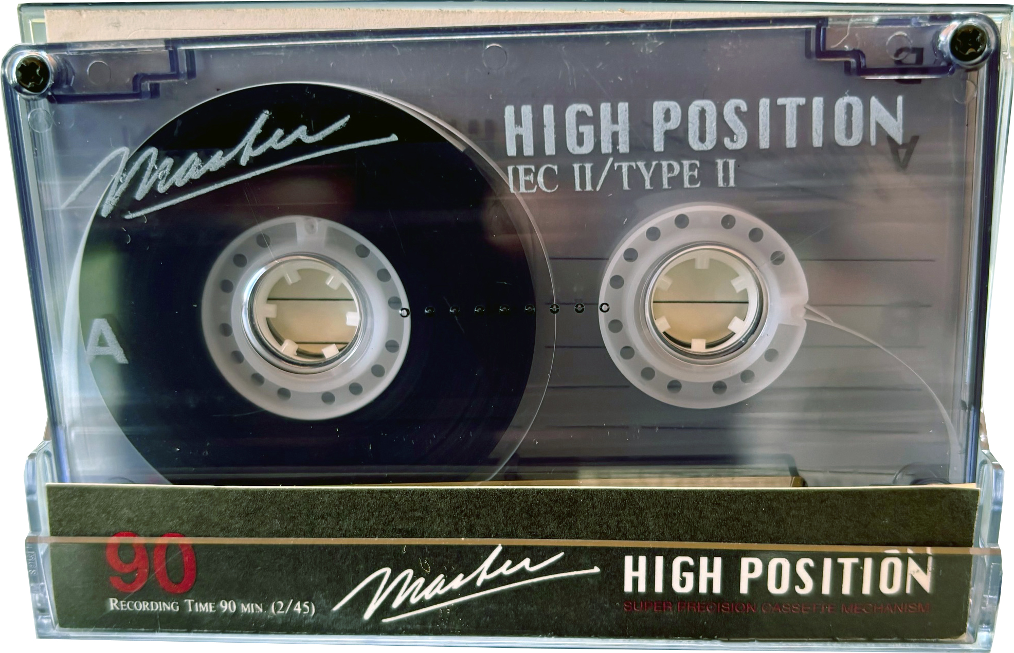 Compact Cassette Mahu 90 Type II Chrome Europe