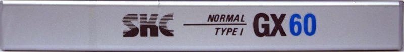 Compact Cassette SKC GX 60 Type I Normal 1990 Europe