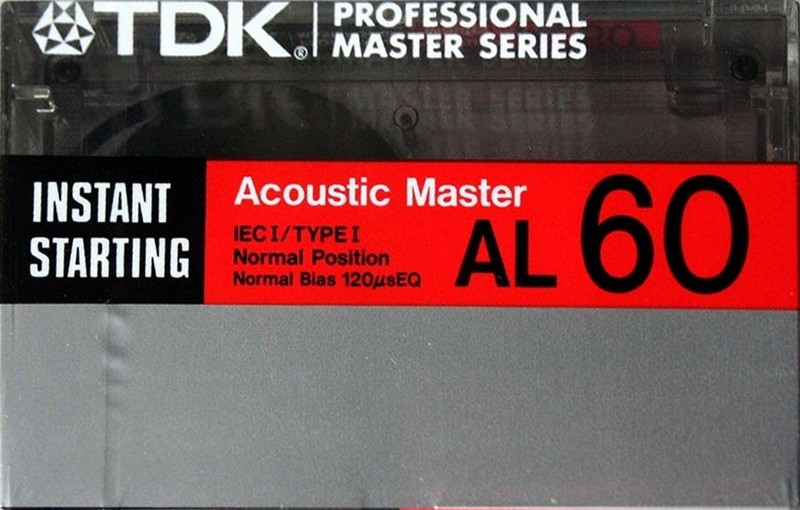 Compact Cassette TDK AL 60 "Acoustic Master" Type I Normal 1989 USA