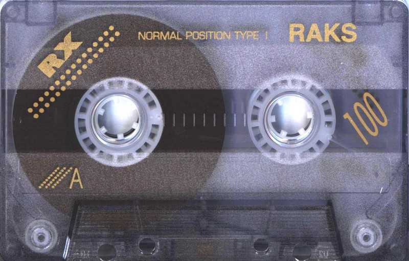 Compact Cassette RAKS RX 100 Type I Normal 1993 Europe