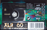 Compact Cassette Maxell XLII 60 Type II Chrome 1998 Europe