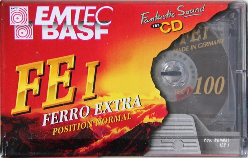 Compact Cassette Emtec FE I Ferro Extra 100 Type I Normal 1999 Europe