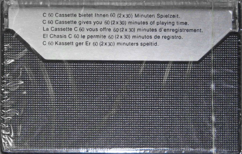 Compact Cassette Present 60 Type I Normal 1978 Hong Kong