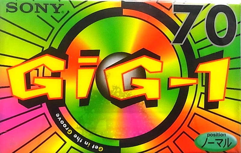 Compact Cassette Sony GIG-1 70 "C-70GIG1" Type I Normal 1995 Japan