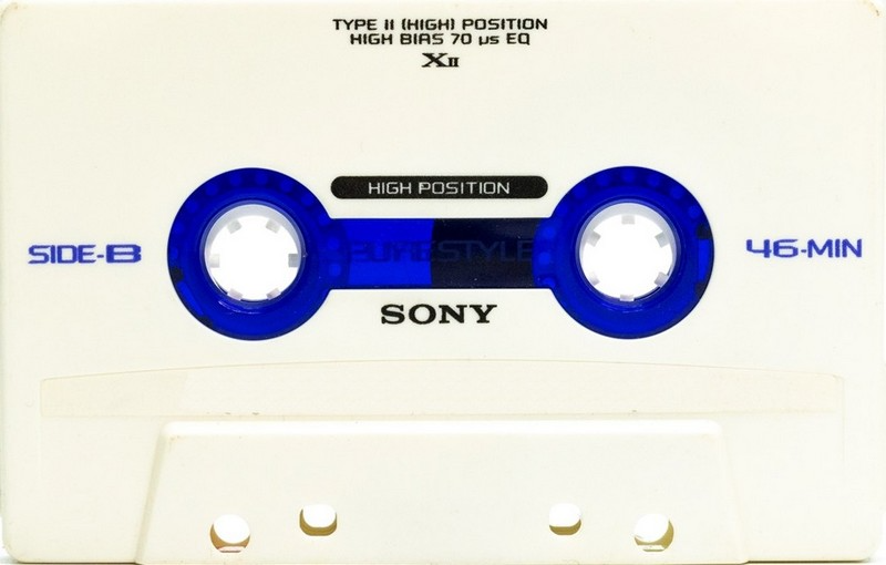 Compact Cassette Sony XII 46 "Purestyle C-46X2D" Type II Chrome 1997 Japan